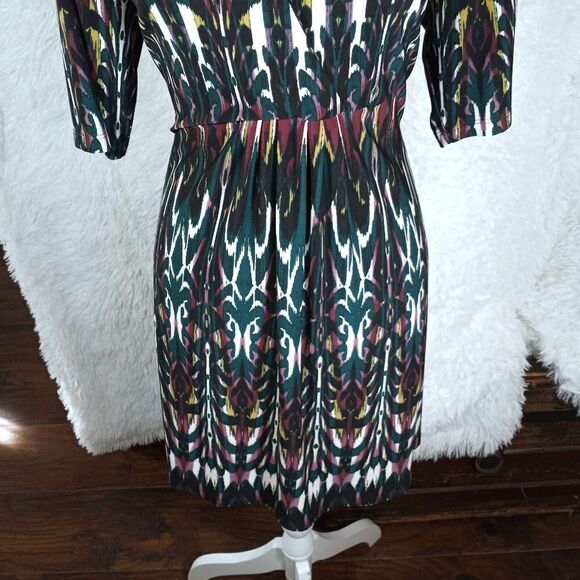 MASSEYS GREEN, WHITE, & PINK DRESS SZ.XL EUC - Picture 4 of 8